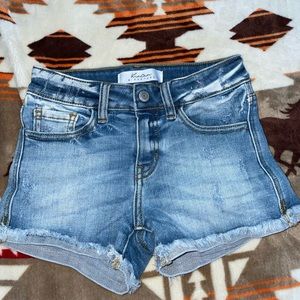 KanCan Distressed Jean Shorts     Youth Girl Size 10